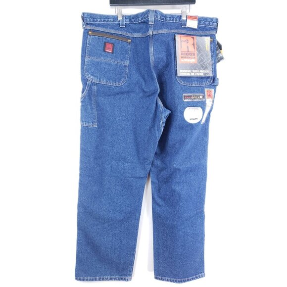 Wrangler Riggs Reinforced Knee Jeans Men's Size 44x33 Gusseted - Picture 2 of 9